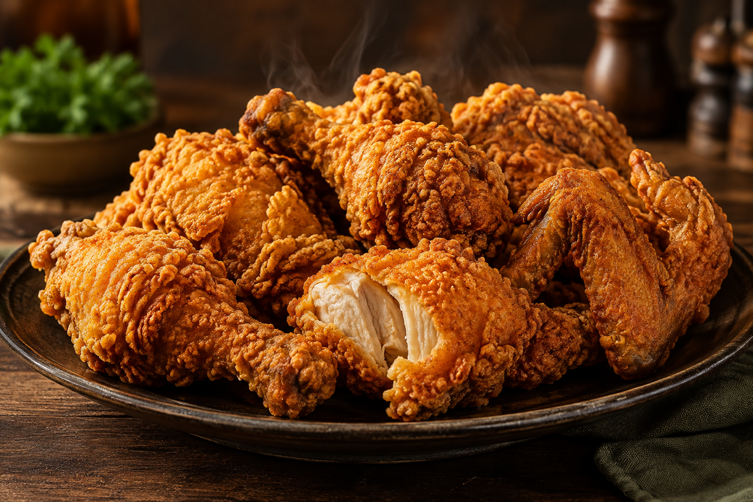 Frango Frito Super Estaladiço