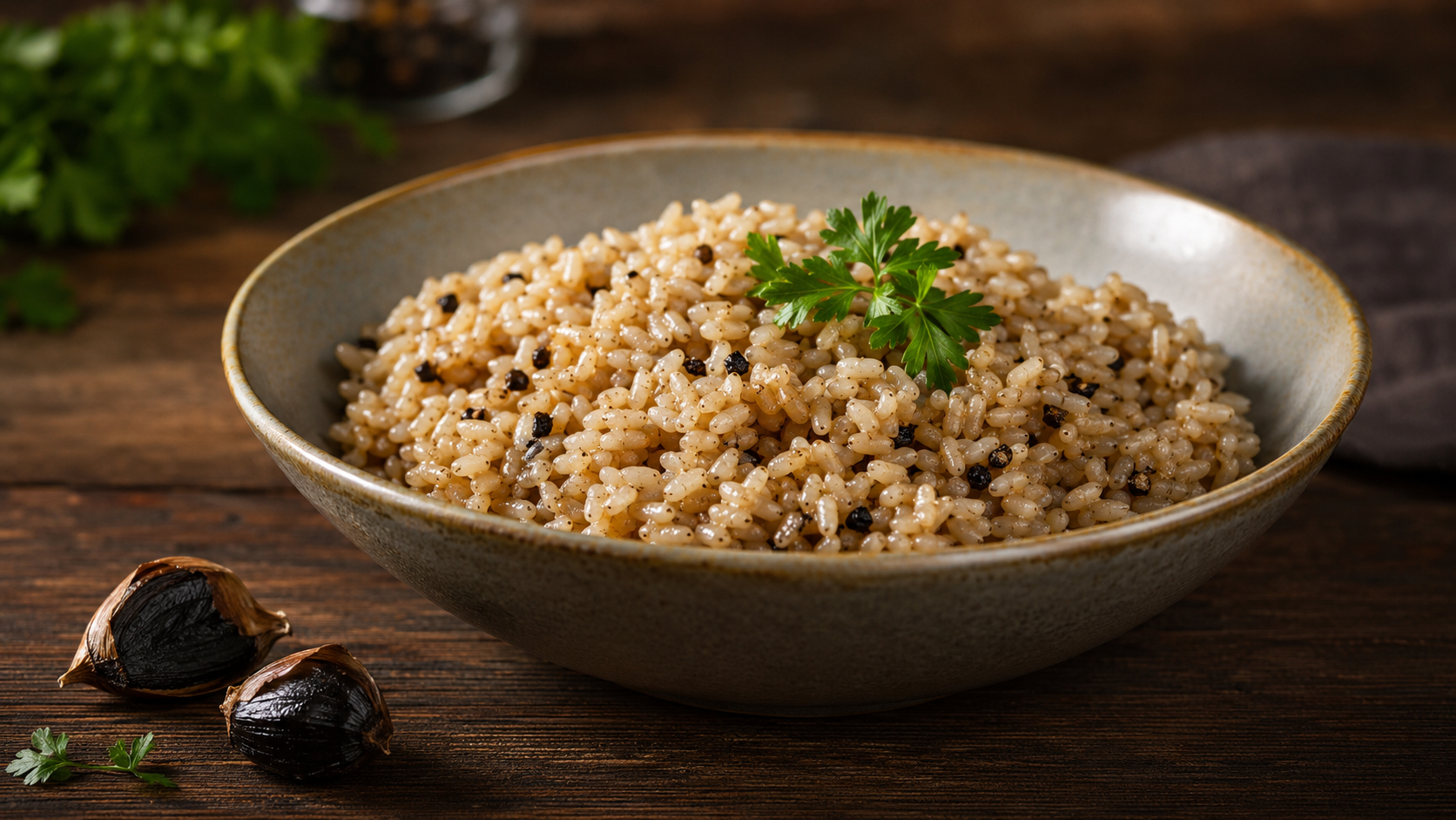 Arroz de Alho Negro
